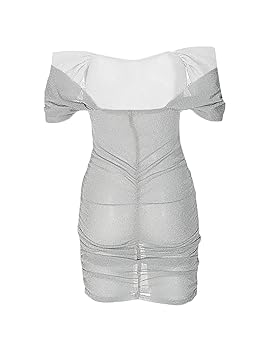 Amazon.com: Genuiskid Women Off Shoulder Sparkle Corset